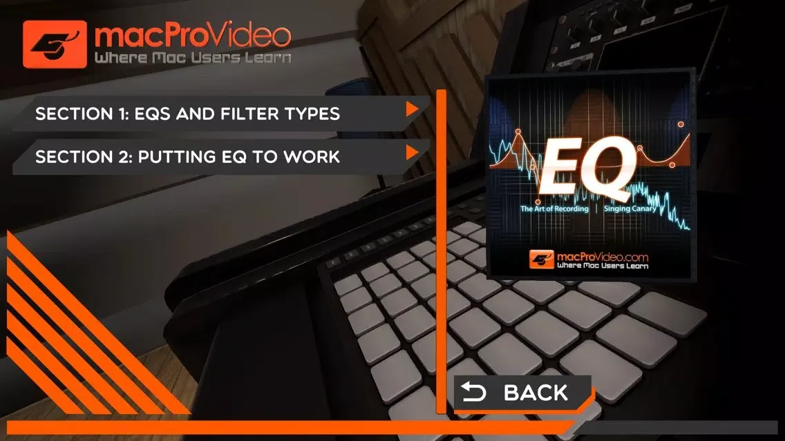 Capturas de tela do Art of Audio Recording EQ 203