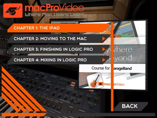 Tangkapan skrin Beyond Course for Garageband iPad 