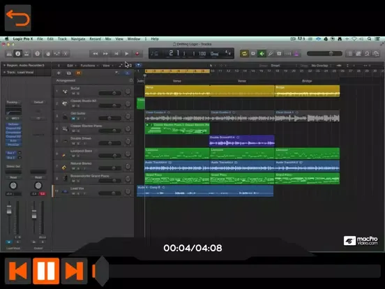 Tangkapan skrin Beyond Course for Garageband iPad 