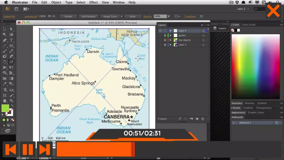 Create A Map Course Screenshots