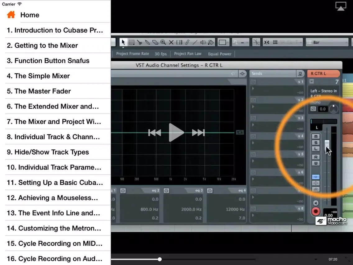 Course For Cubase 6: Production Basics iPad 应用截图