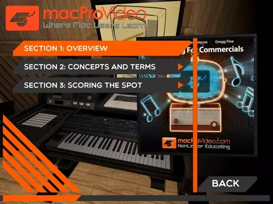 ภาพหน้าจอของ Composing For Commercials mPV iPad 