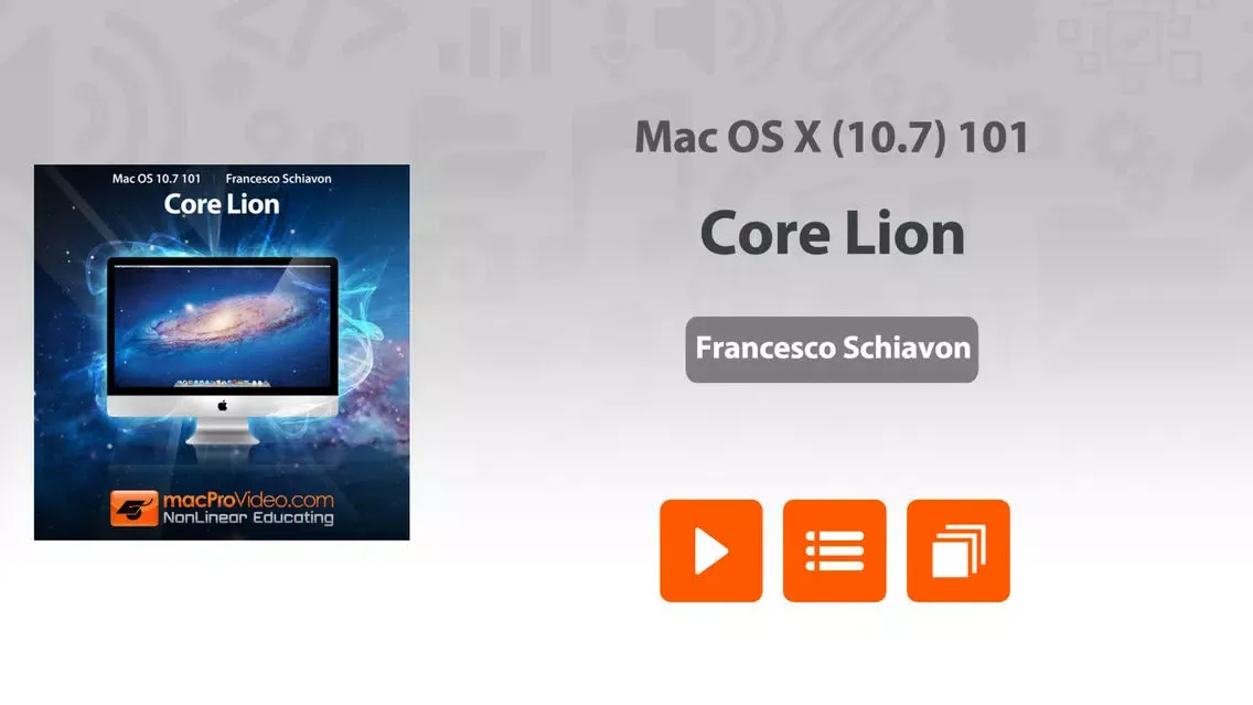Course For Mac OS X 10.7 101 - Core Lion スクリーンショット