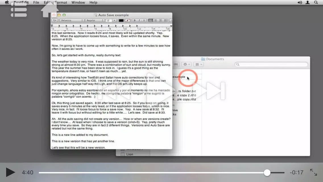 Course For Mac OS X 10.7 101 - Core Lion スクリーンショット