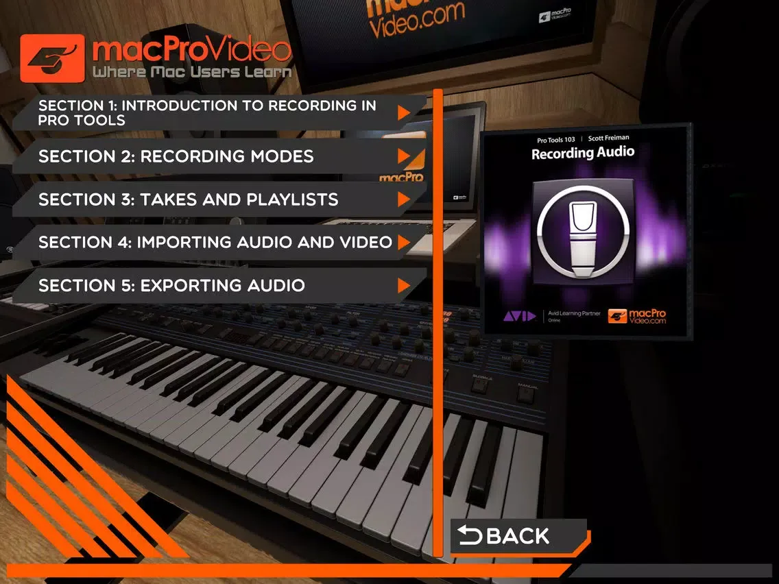 mPV Course Recording Audio 103 iPad  Screenshots