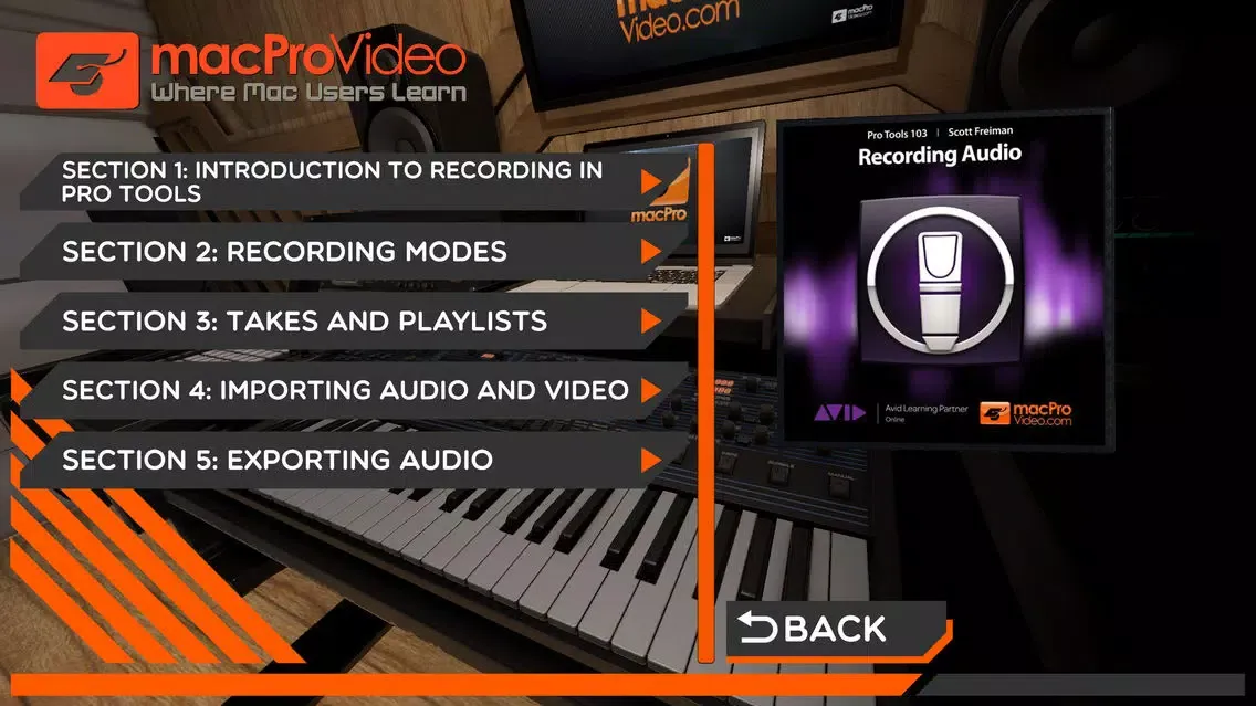mPV Course Recording Audio 103 Screenshots
