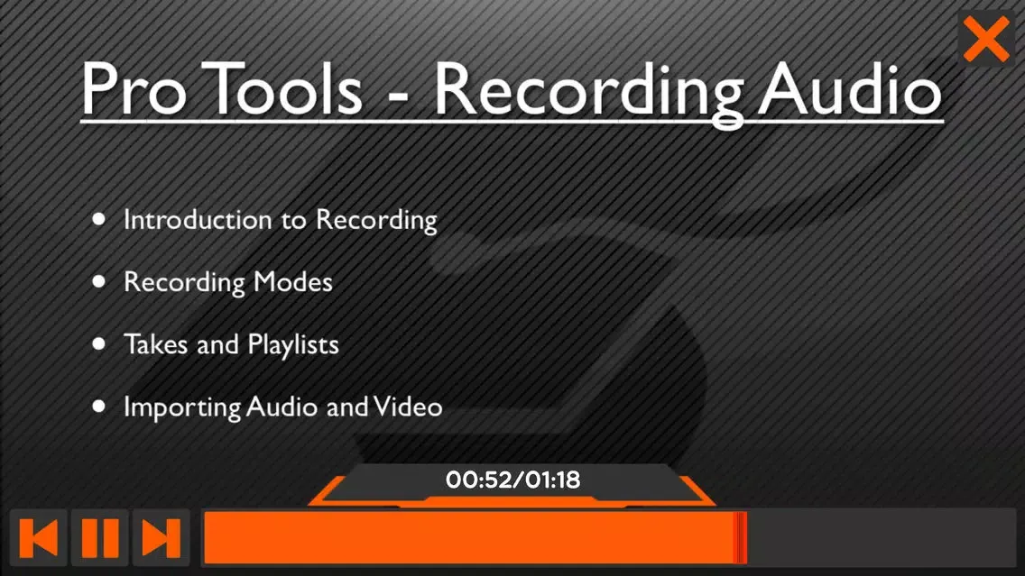 mPV Course Recording Audio 103 Screenshots