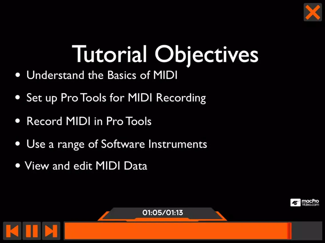 mPV Exploring MIDI Course 105 iPad  Ekran Görüntüleri