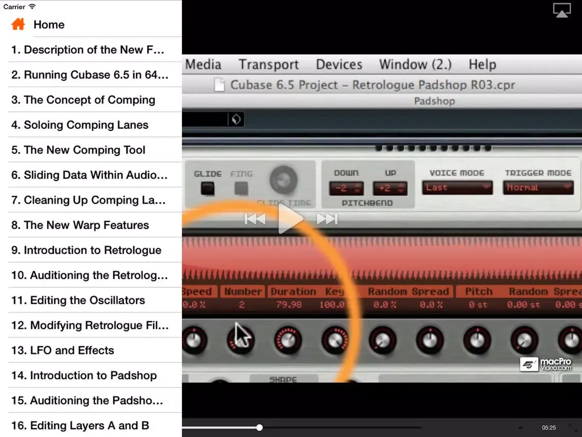 Screenshot di Course For Cubase 6.5 - New Features In Cubase 6.5 iPad 