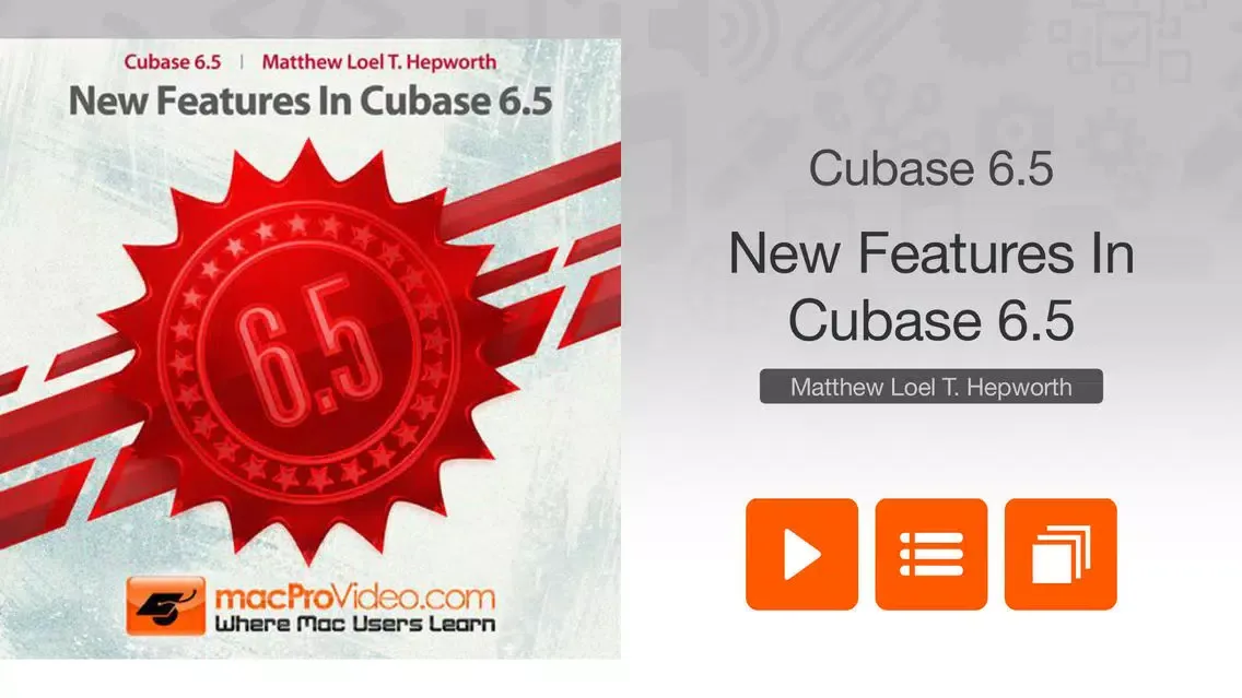 Screenshot di Course For Cubase 6.5 - New Features In Cubase 6.5