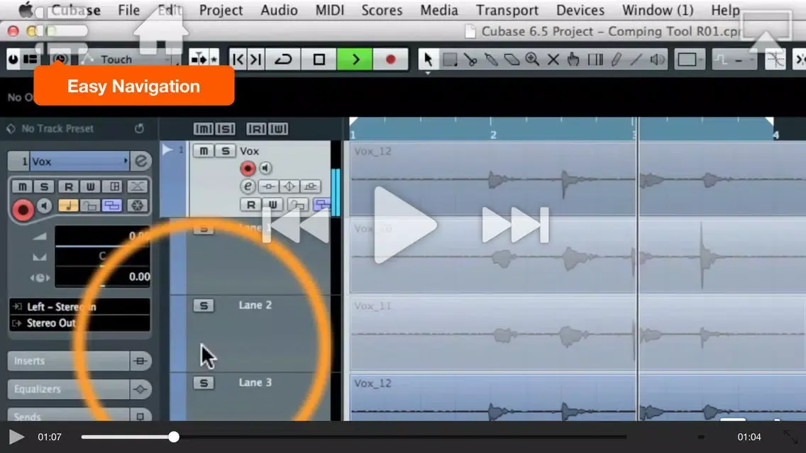 Screenshot di Course For Cubase 6.5 - New Features In Cubase 6.5
