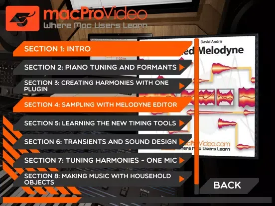 Advanced Course for Melodyne iPad  Screenshots