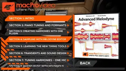 Advanced Course for Melodyne Screenshots