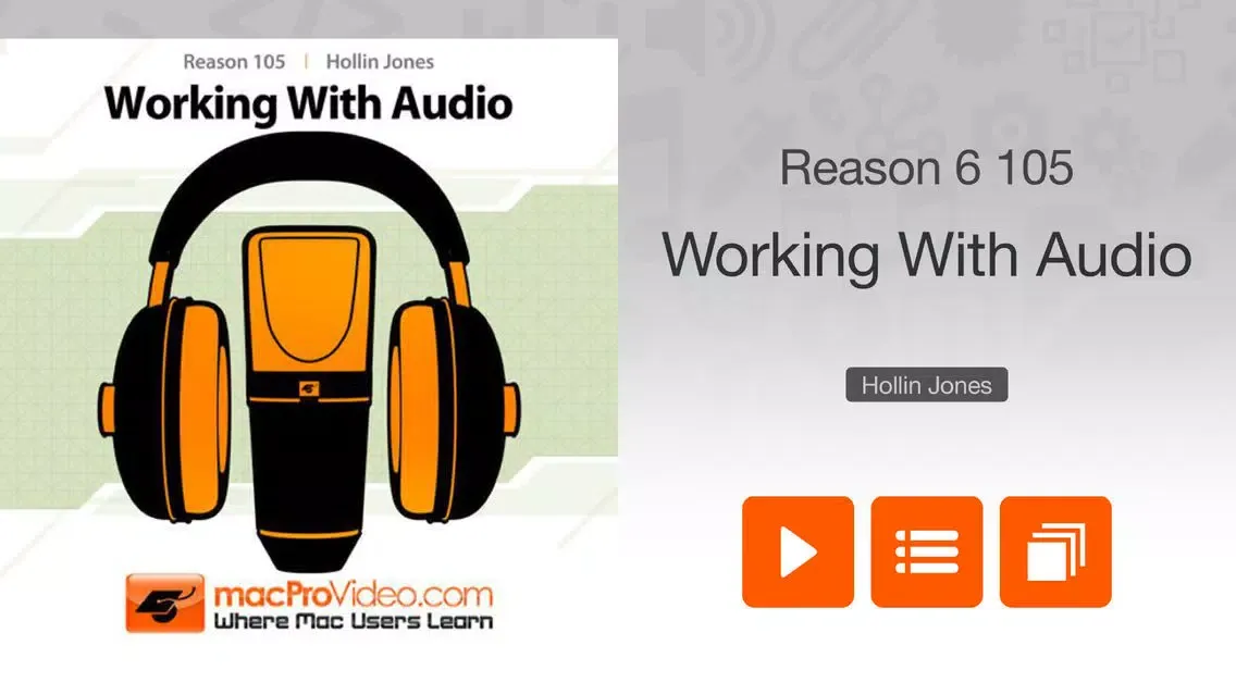 Zrzuty ekranu MPV's Reason 6 105 - Working With Audio