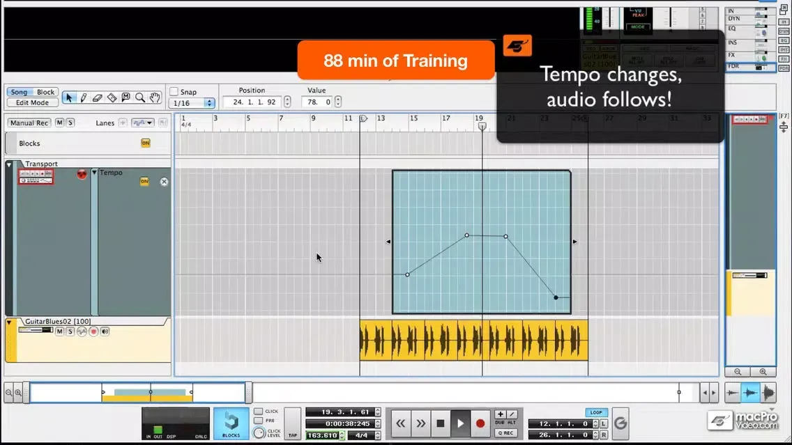 Zrzuty ekranu MPV's Reason 6 105 - Working With Audio