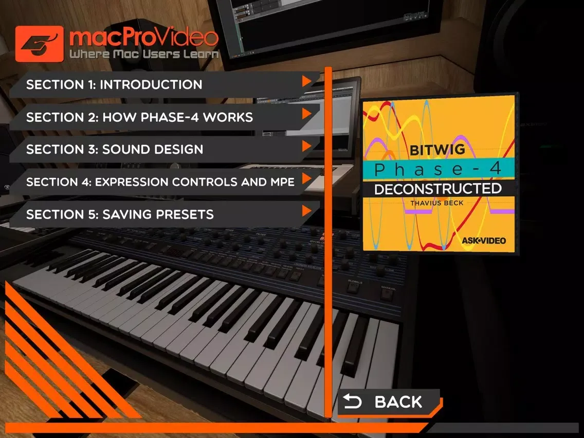 Phase 4 Course For Bitwig2 202 iPad  スクリーンショット