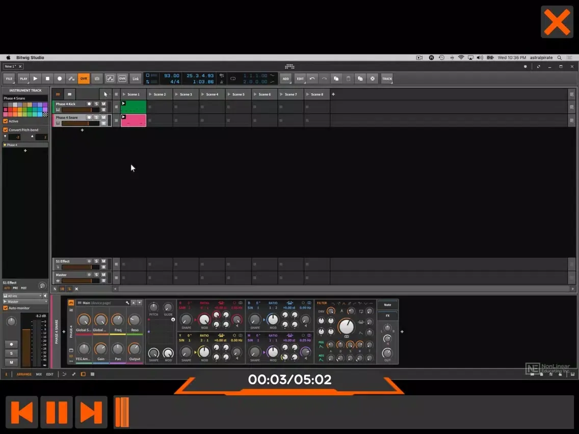 Phase 4 Course For Bitwig2 202 iPad  スクリーンショット