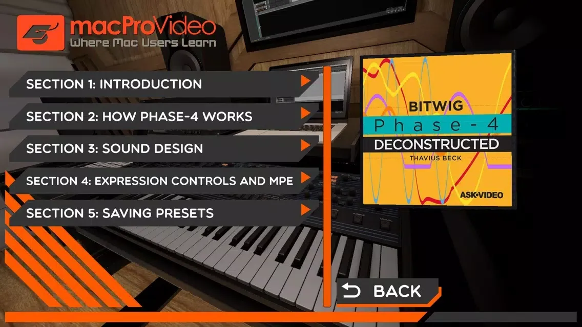 Phase 4 Course For Bitwig2 202 スクリーンショット