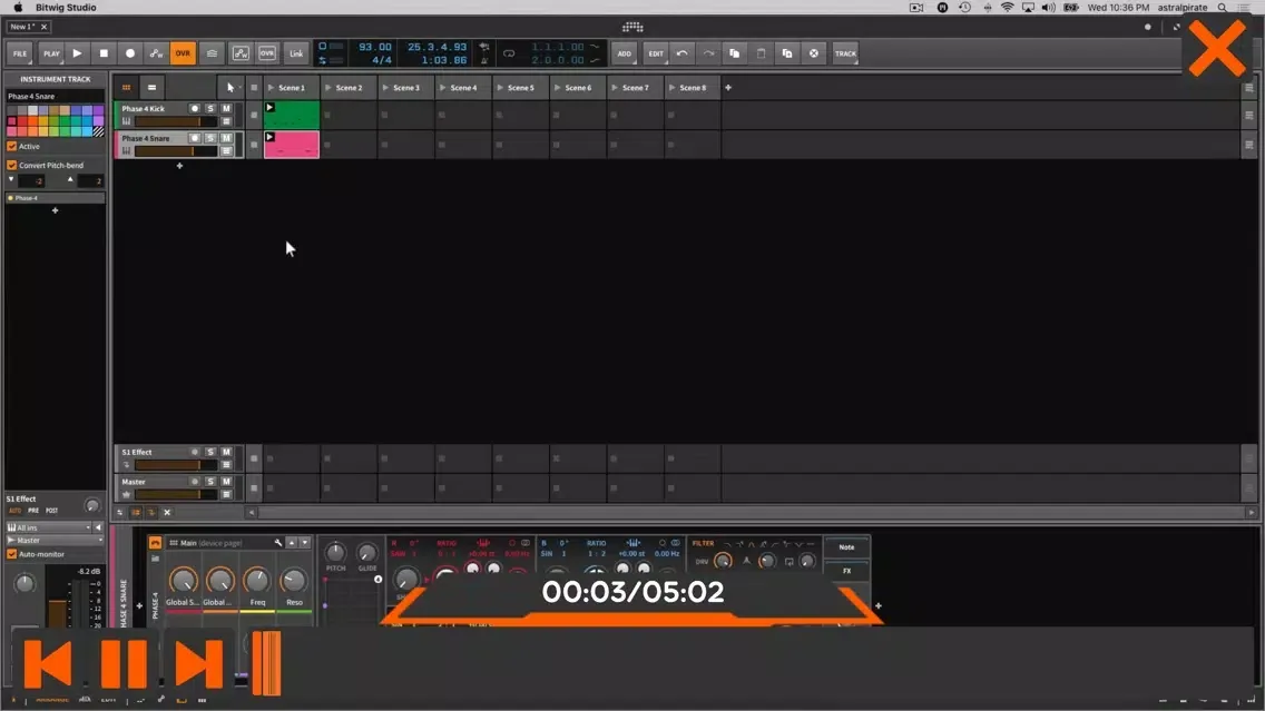 Phase 4 Course For Bitwig2 202 スクリーンショット