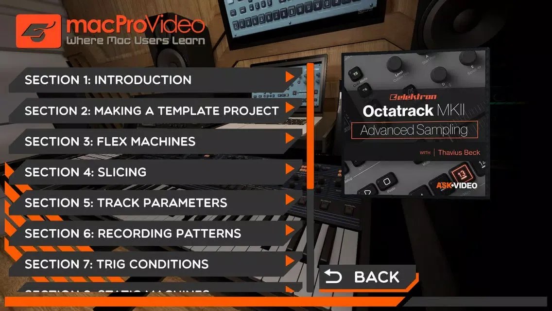 MKII Course for Elektron 203 سکرین شاٹس
