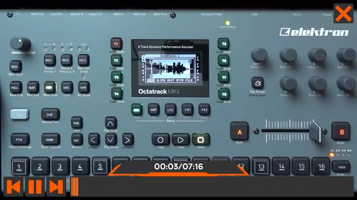 MKII Course for Elektron 203 سکرین شاٹس