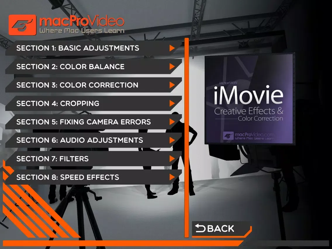 Скриншоты Effects Course For iMovie iPad 