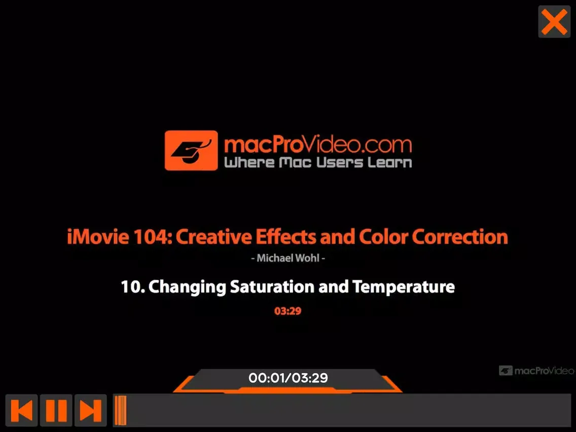 Скриншоты Effects Course For iMovie iPad 