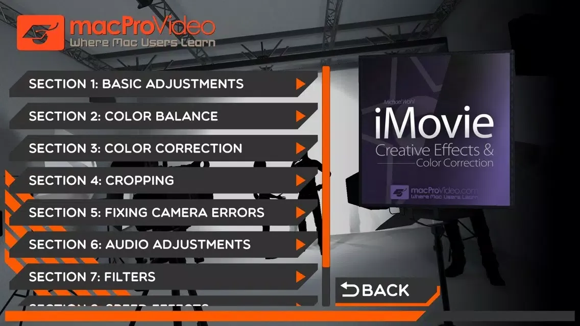 Скриншоты Effects Course For iMovie