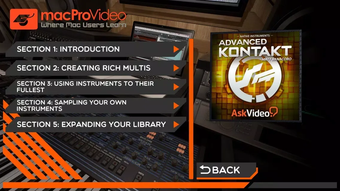 Capturas de pantalla de Advanced Course For Kontakt 5