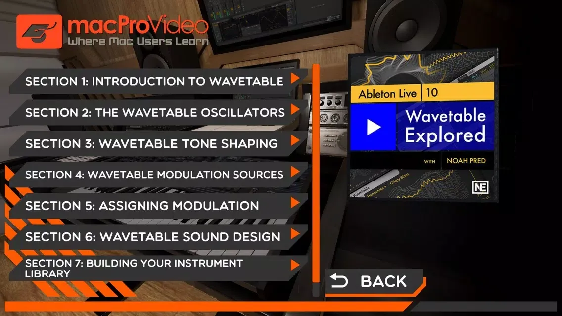 Capturas de tela do Wavetable Explored For Ableton