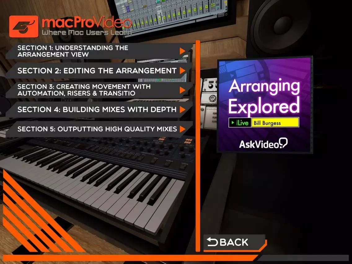 Zrzuty ekranu Arranging Explored For Live 9 iPad 
