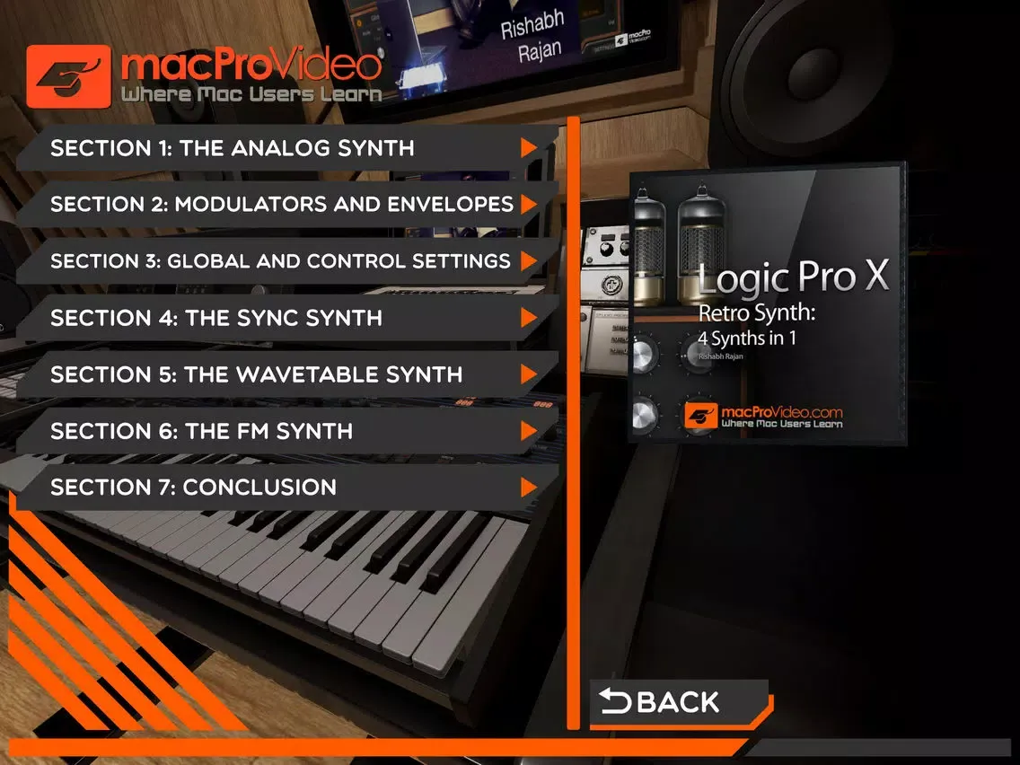mPV Course For Retro Synth 203 iPad 應用截圖