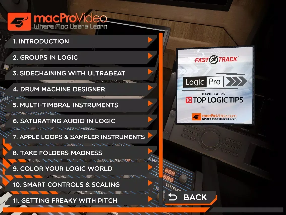 FastTrack™ Tips For Logic Pro iPad  Ekran Görüntüleri
