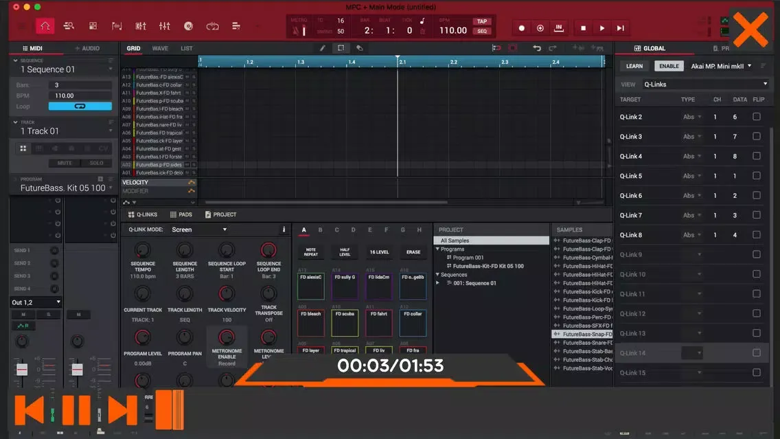 ภาพหน้าจอของ Exploring Course For Akai MPC2