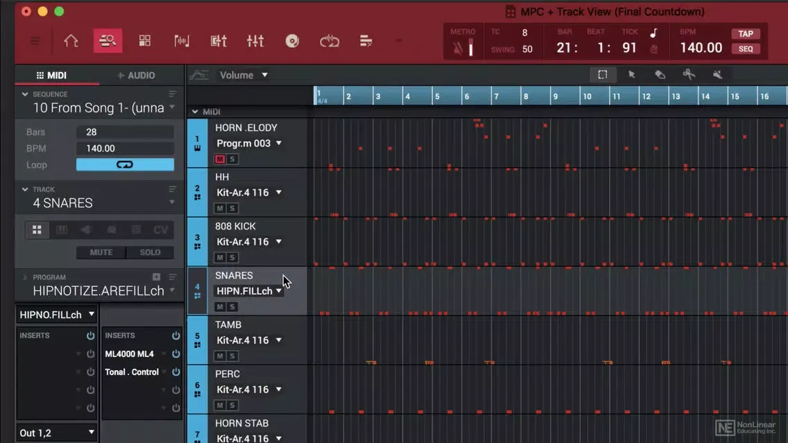 ภาพหน้าจอของ Exploring Course For Akai MPC2