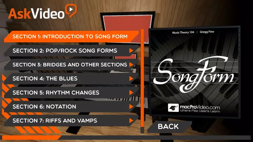 ภาพหน้าจอของ Song Form - Music Theory 104