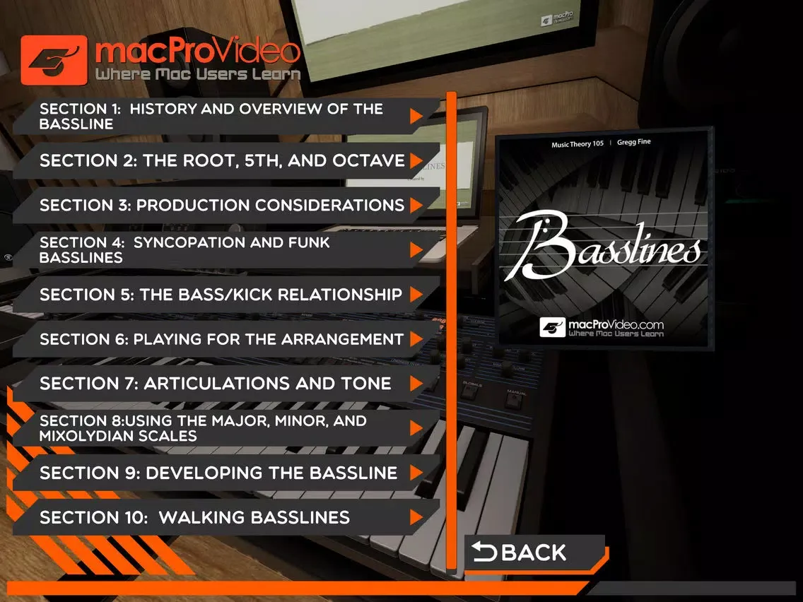 Tangkapan skrin Bass Lines in Music Theory 105 iPad 