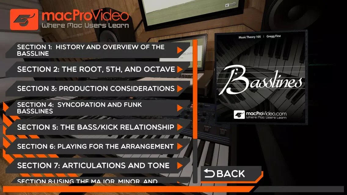 Tangkapan skrin Bass Lines in Music Theory 105
