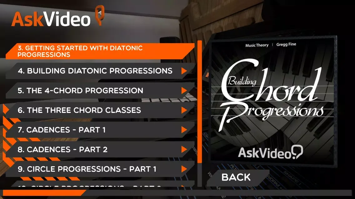 Capturas de pantalla de Chord Progressions Course 106
