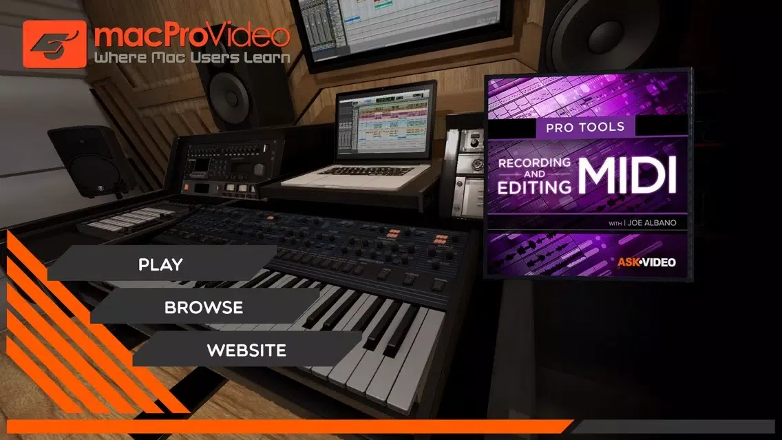 MIDI Course For Pro Tools سکرین شاٹس