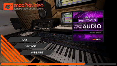 Capturas de tela do Record and Edit Audio Course