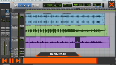 Capturas de tela do Record and Edit Audio Course
