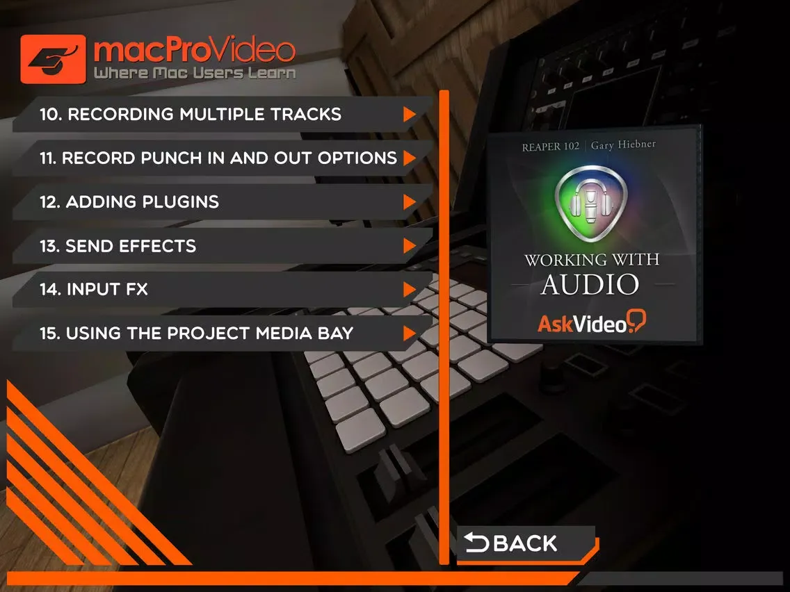 Working With Audio Course iPad 应用截图