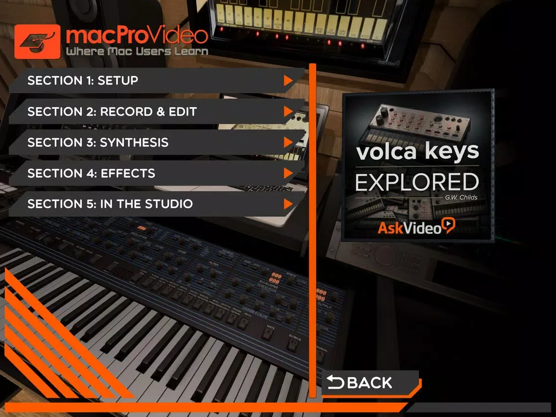 تصاویر Course For volca keys Explored iPad 