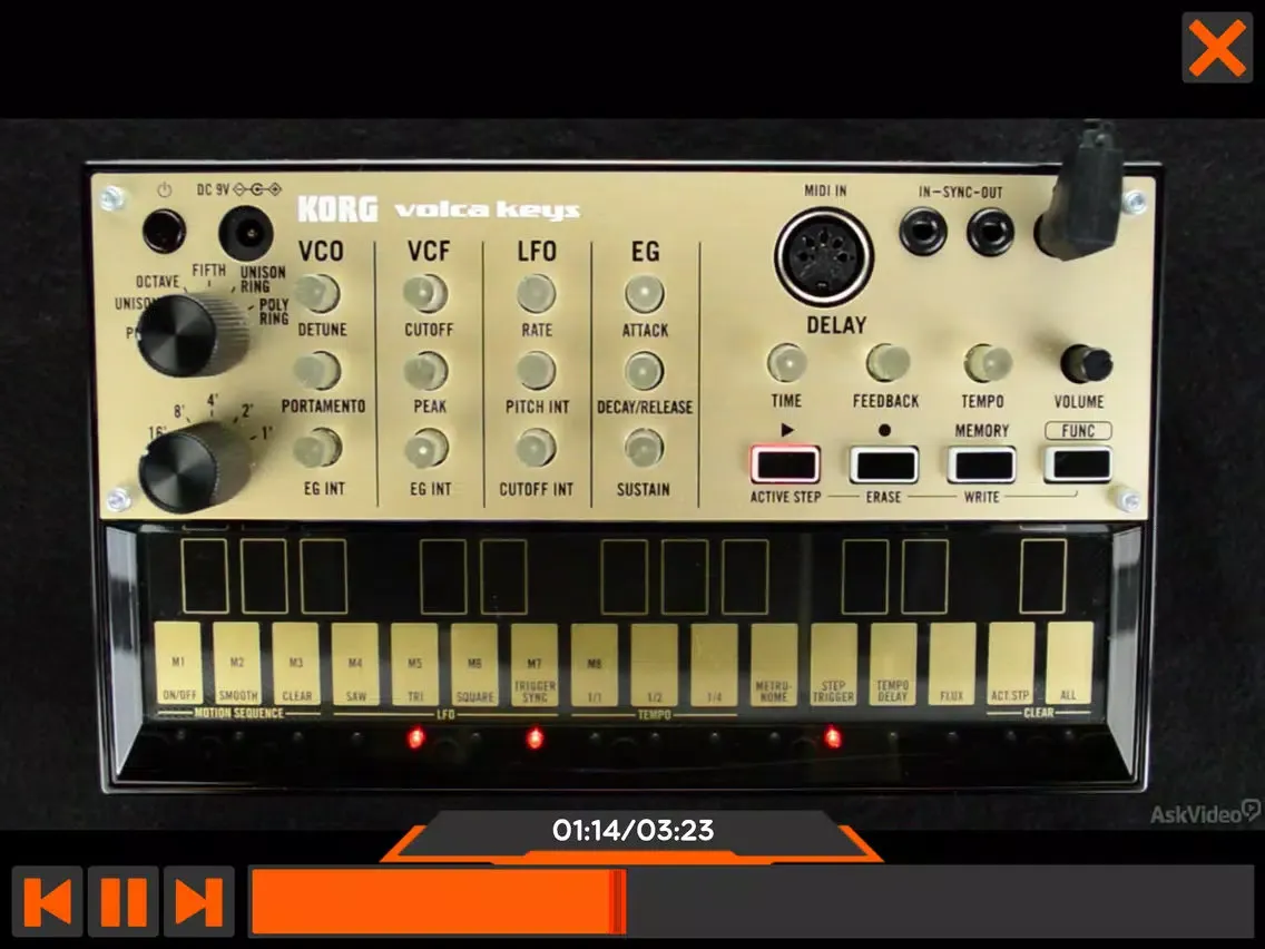 تصاویر Course For volca keys Explored iPad 