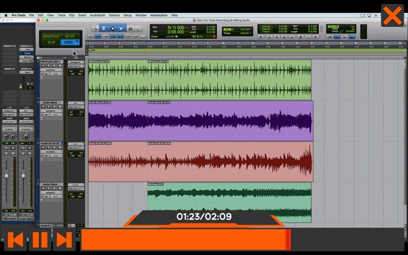 Recording and Editing Audio स्क्रीनशॉट