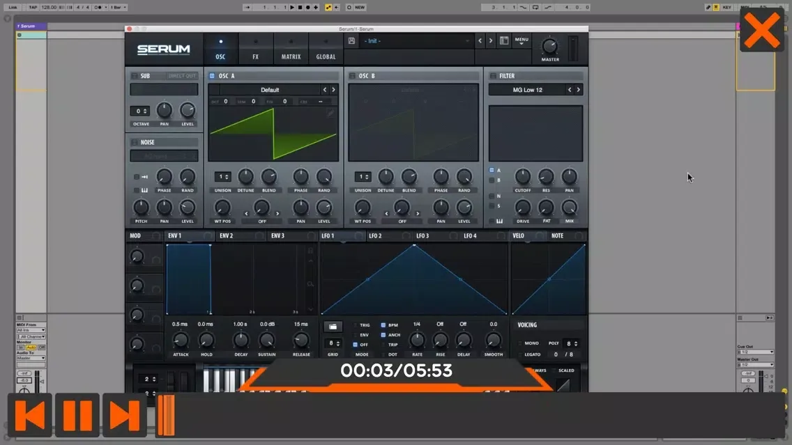 Zrzuty ekranu Wavetable Design For Serum