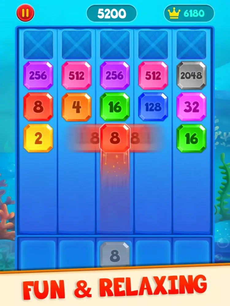 2048 Shoot N Merge - Shoot Up iPad  스크린샷