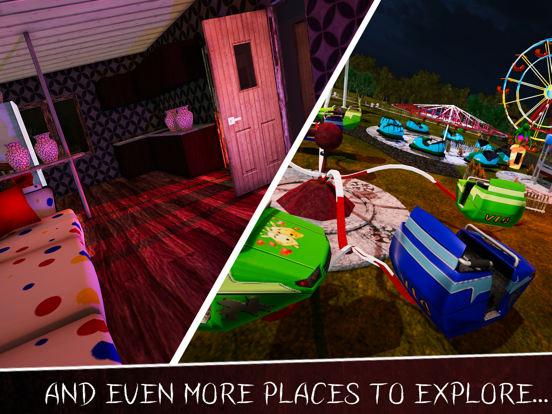 Scary Clown Game- Horror Games iPad  স্ক্রিনশট