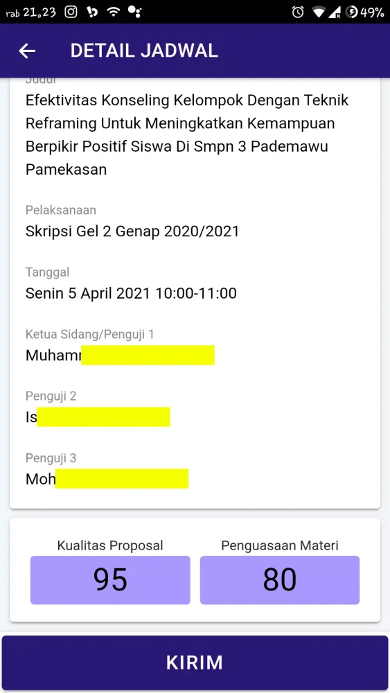 NILAI Screenshots